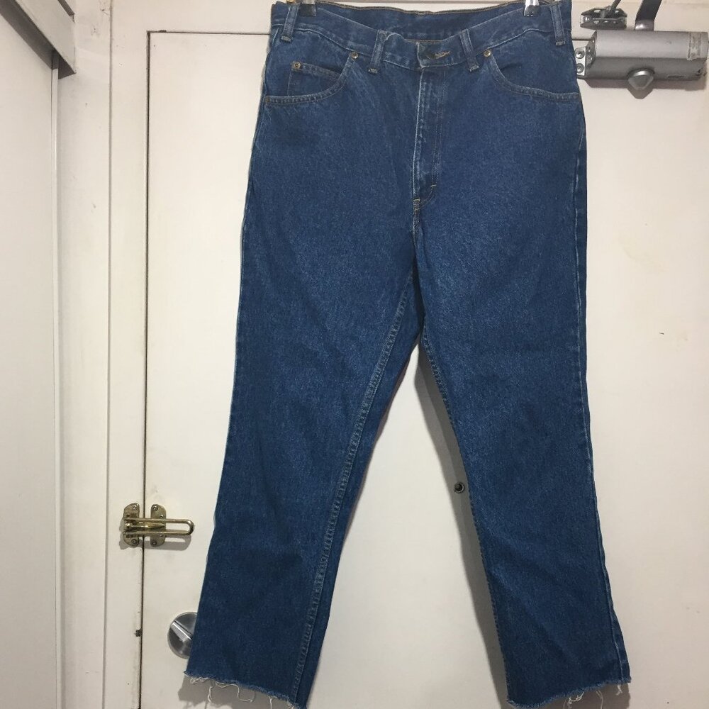 VINTAGE LEE HIGH RISE JEANS SIZE 34 - Picture 3 of 6